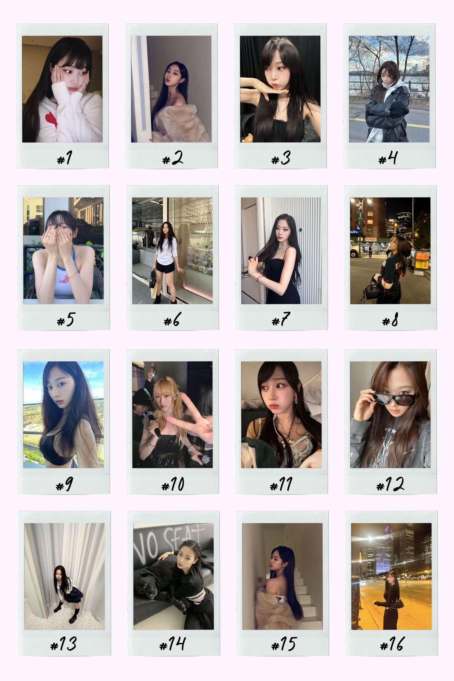 aespa Girlfriend Instant Photos