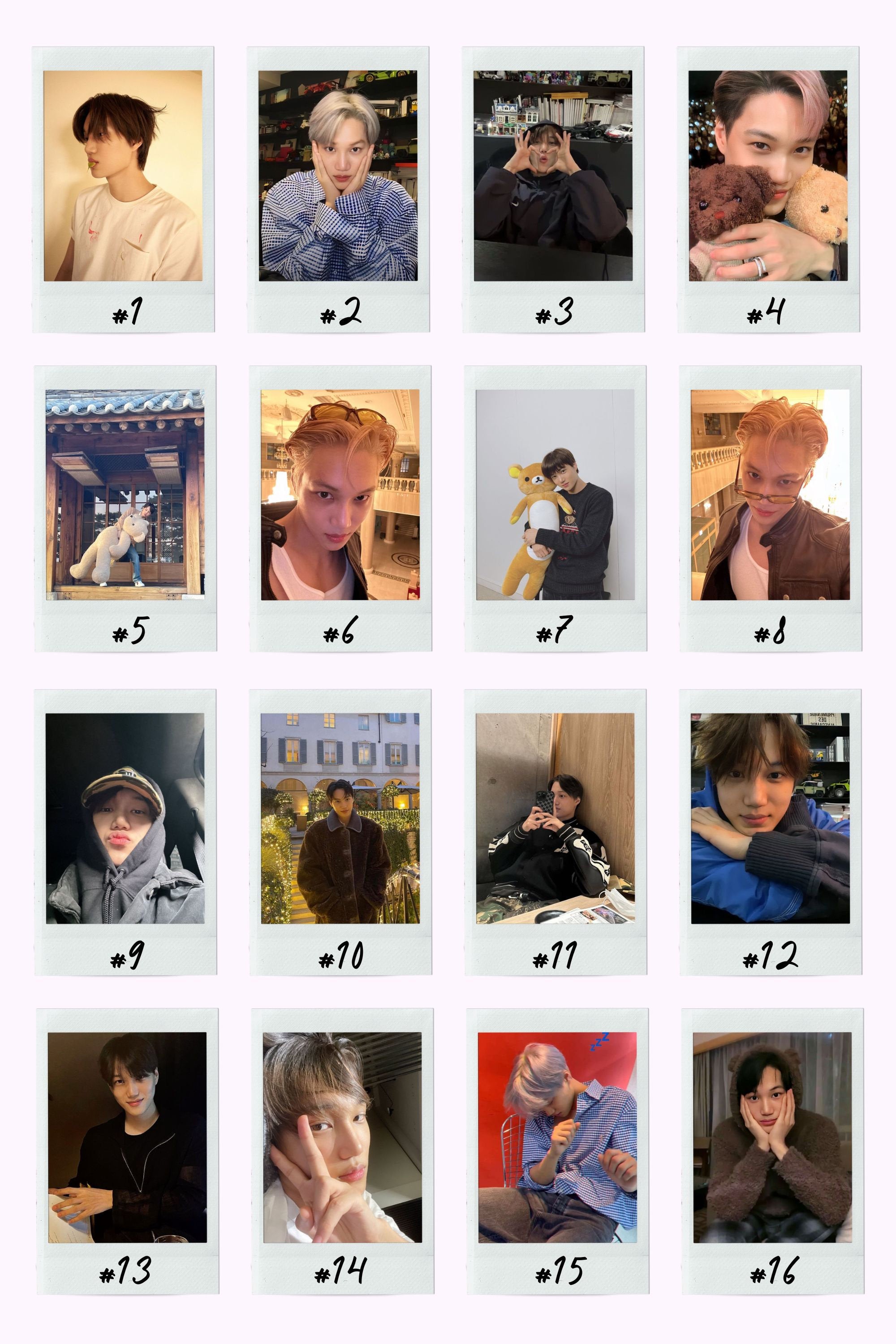 EXO Boyfriend Material Instant Photos