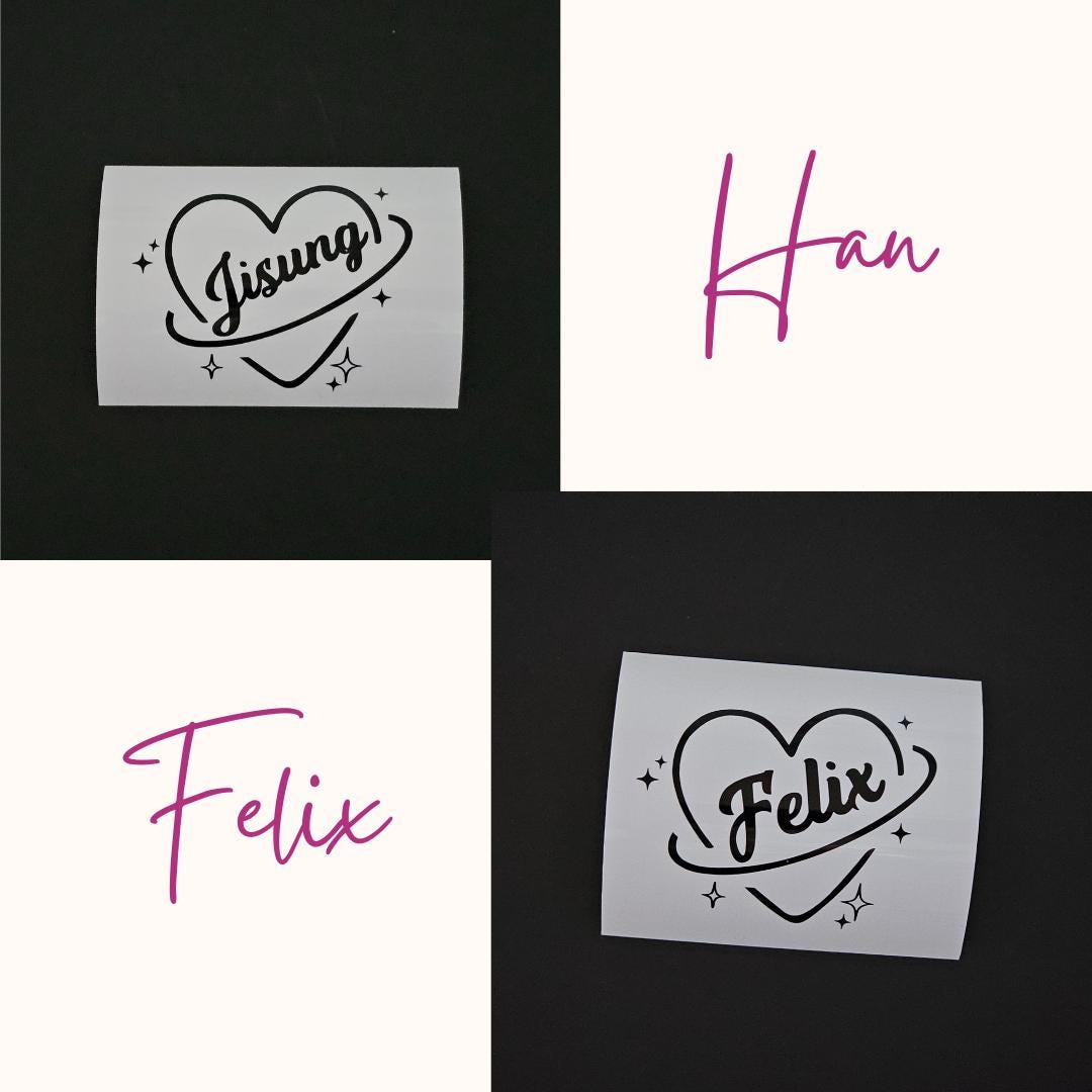 SKZ Planet Heart Vinyl Decals