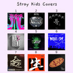 Stray Kids Album Cover Keychains