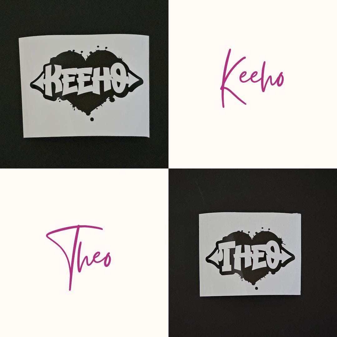 P1Harmony Graffiti Heart Vinyl Decals