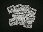 SKZ Heart Vinyl Decals
