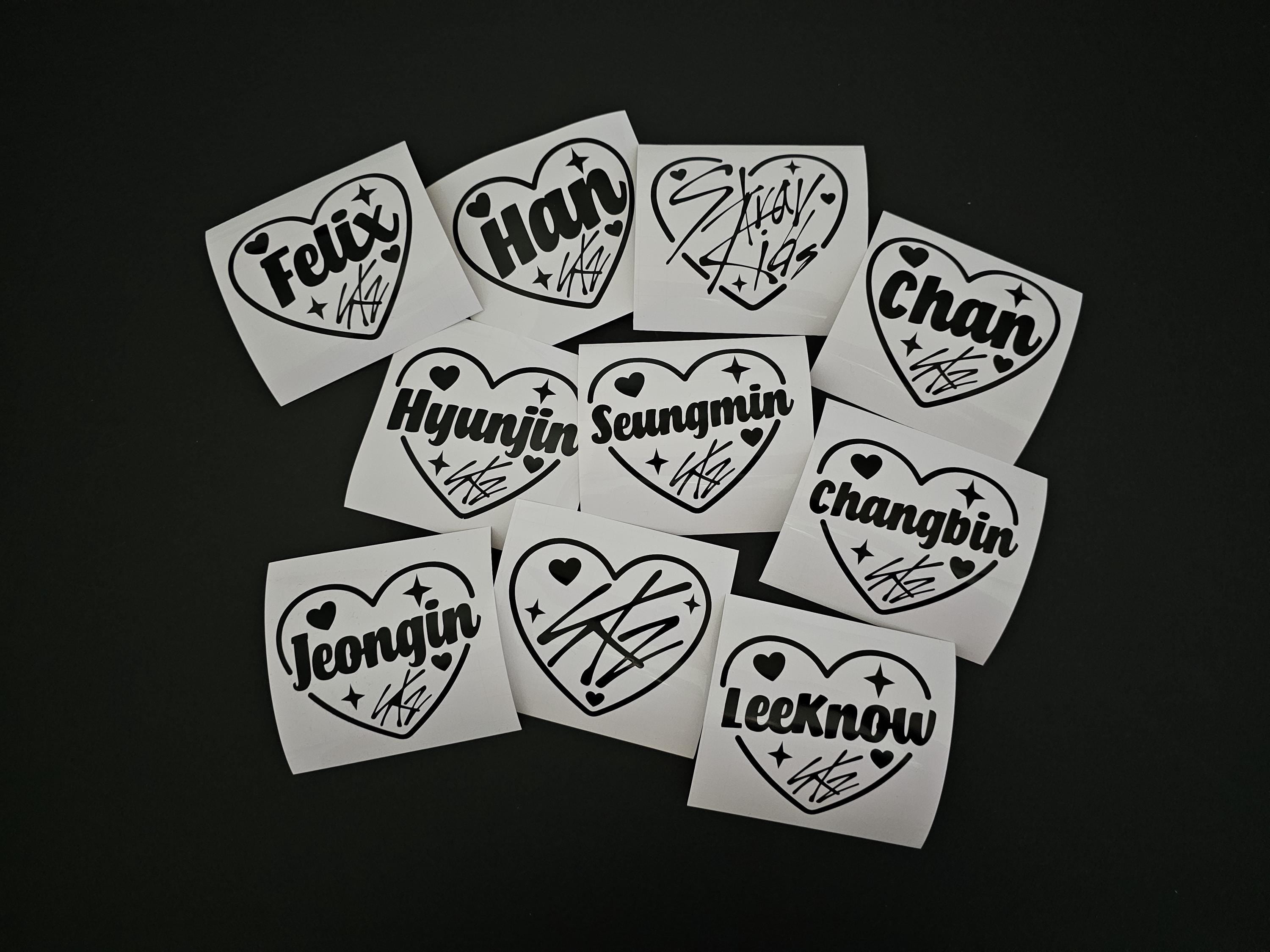 SKZ Heart Vinyl Decals