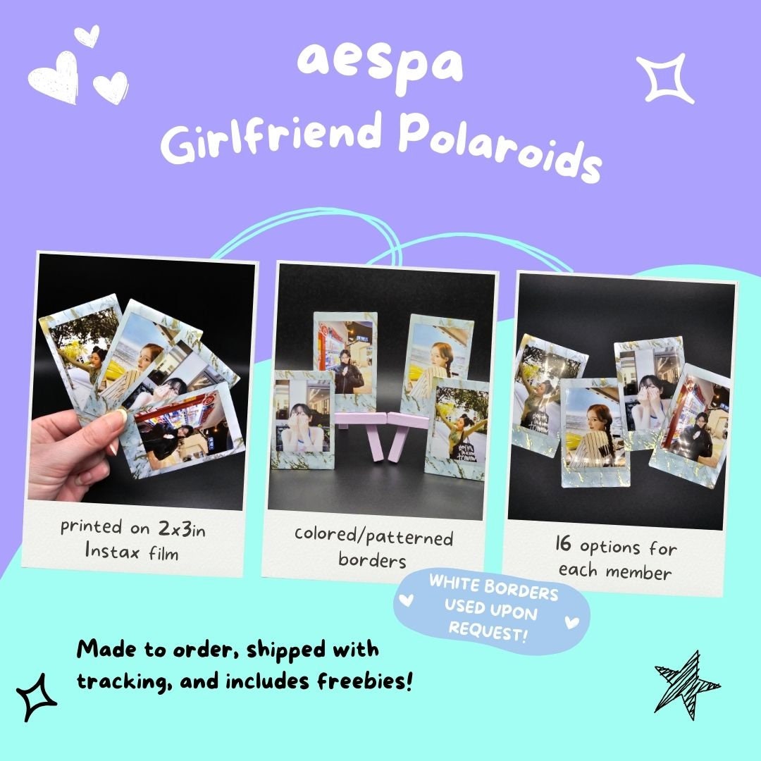 aespa Girlfriend Instant Photos
