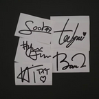 TXT Autograph Vinyl Decals (19 Colors to Choose From!)