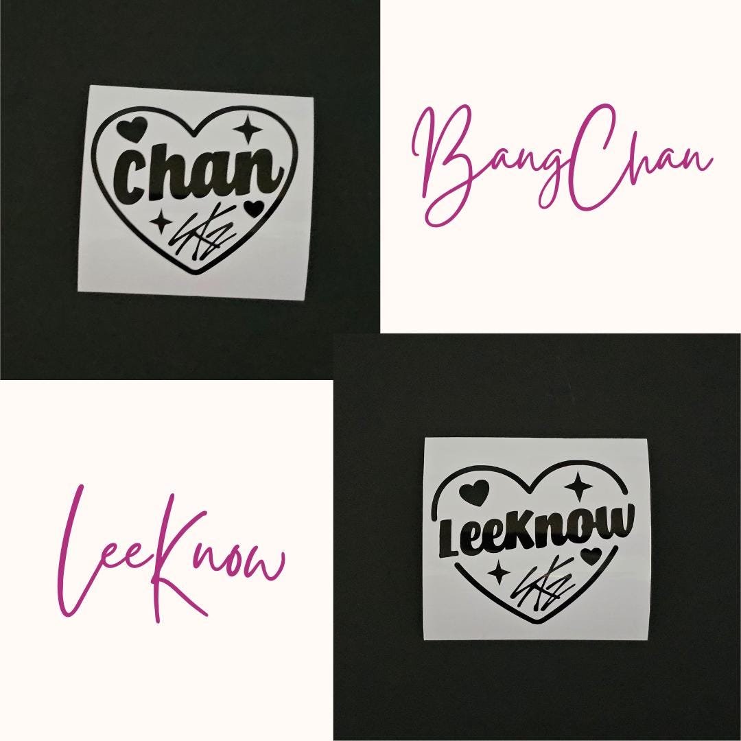 SKZ Heart Vinyl Decals