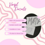 MATZ ATEEZ Vinyl Decal (19 Colors to Choose From!)