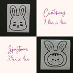 Seventeen Miniteen Character Vinyl Decals