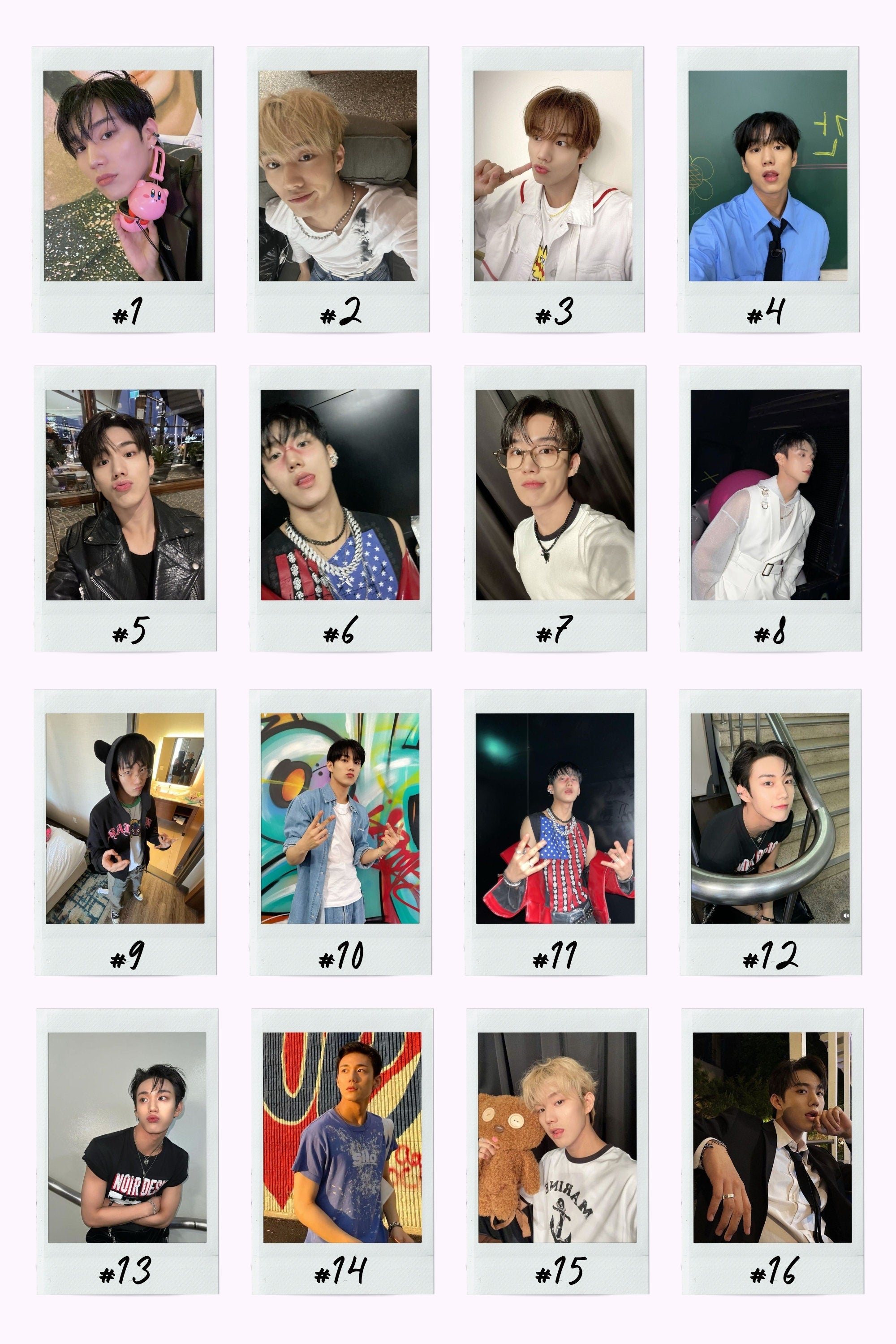 P1Harmony Boyfriend Material Instant Photos