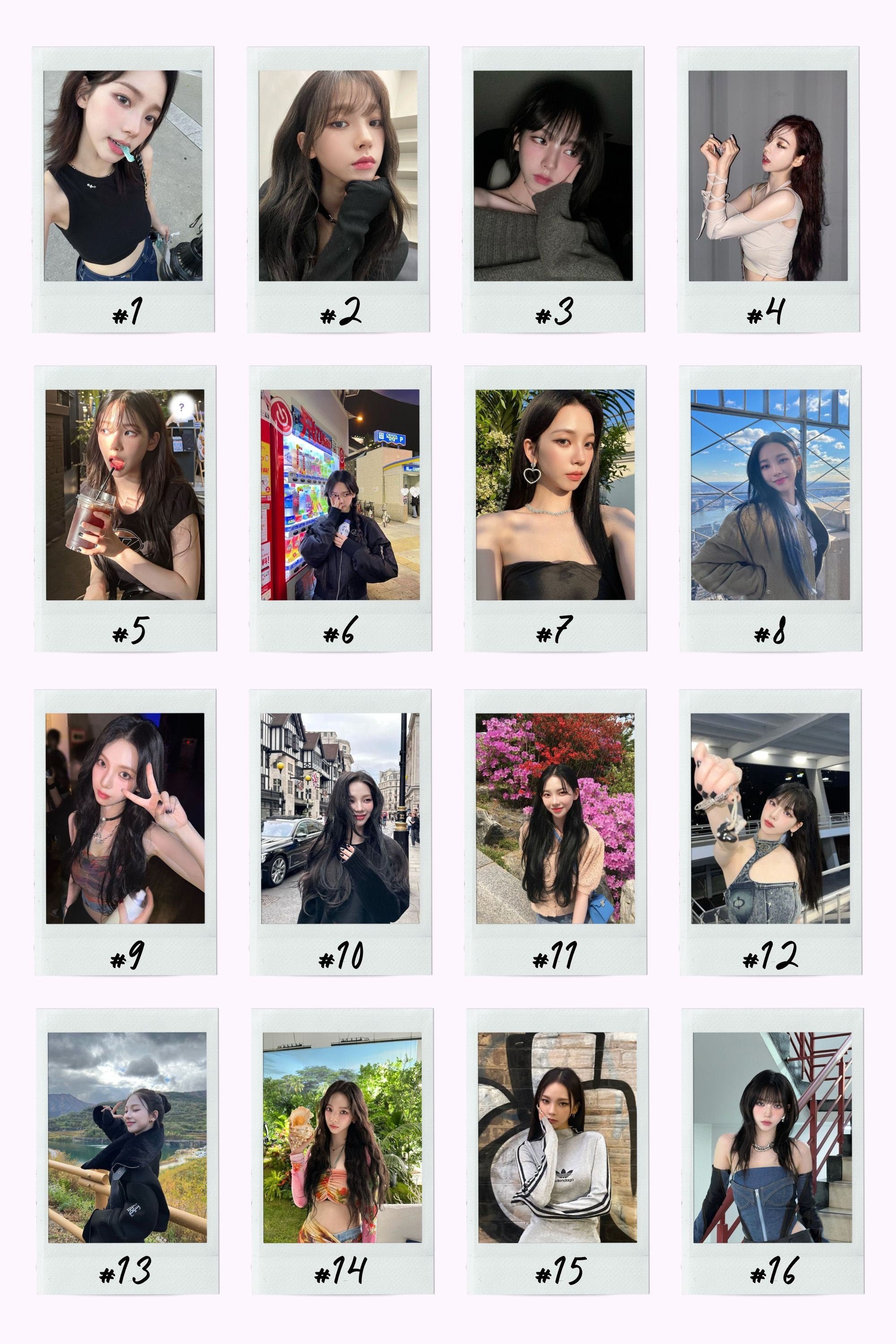 aespa Girlfriend Instant Photos