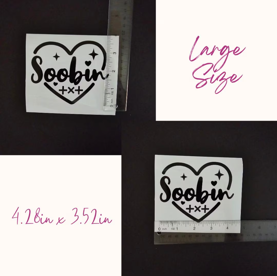 TXT Inspired Heart Vinyl Decals