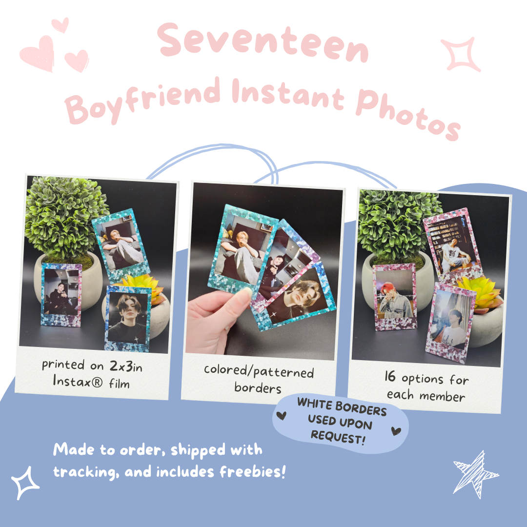 Seventeen Boyfriend Material Instant Photos
