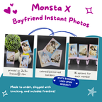 MonstaX Boyfriend Material Instant Photos