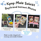 Kpop Male Soloist Boyfriend Instant Photos