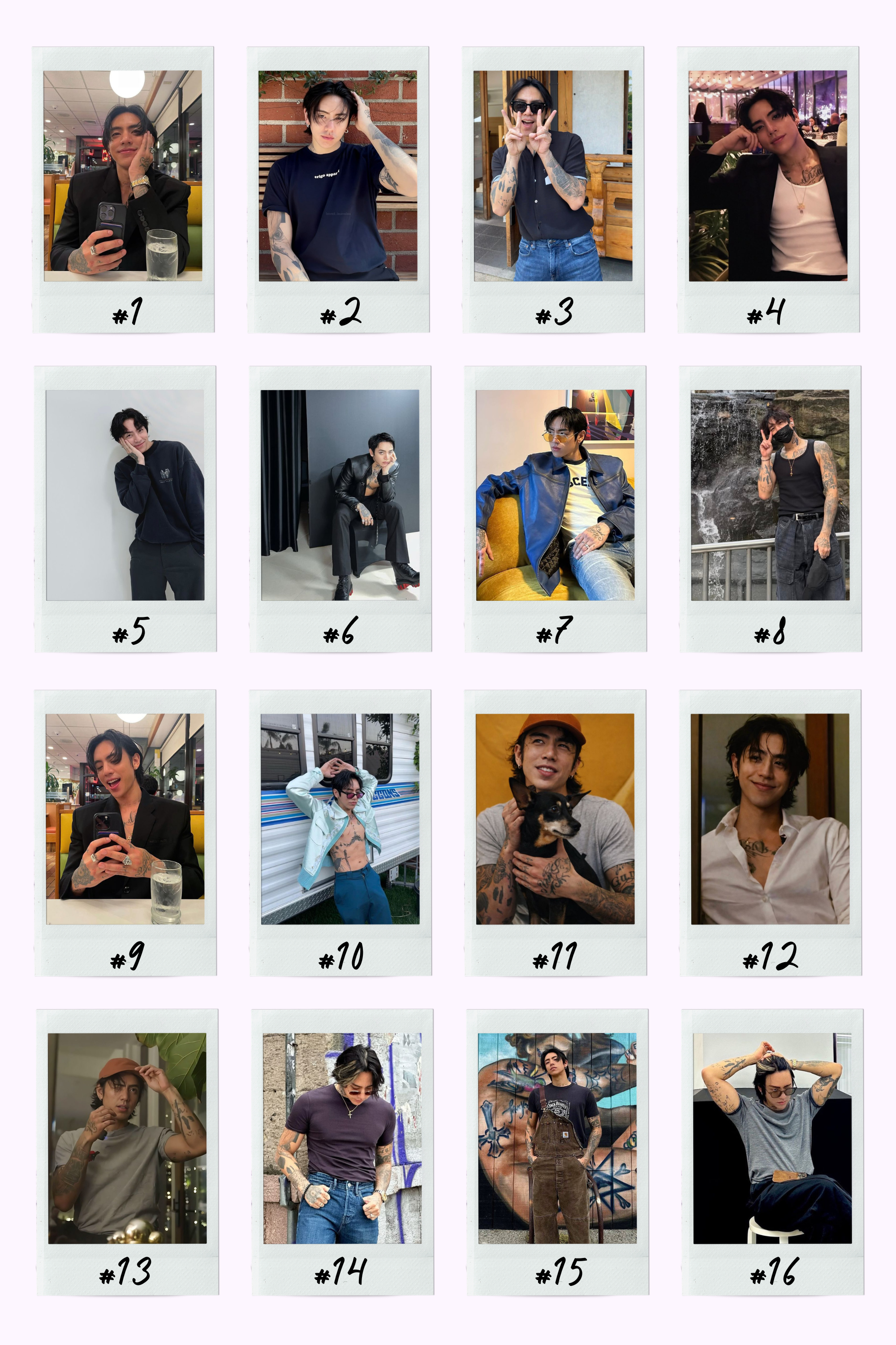 Kpop Male Soloist Boyfriend Instant Photos