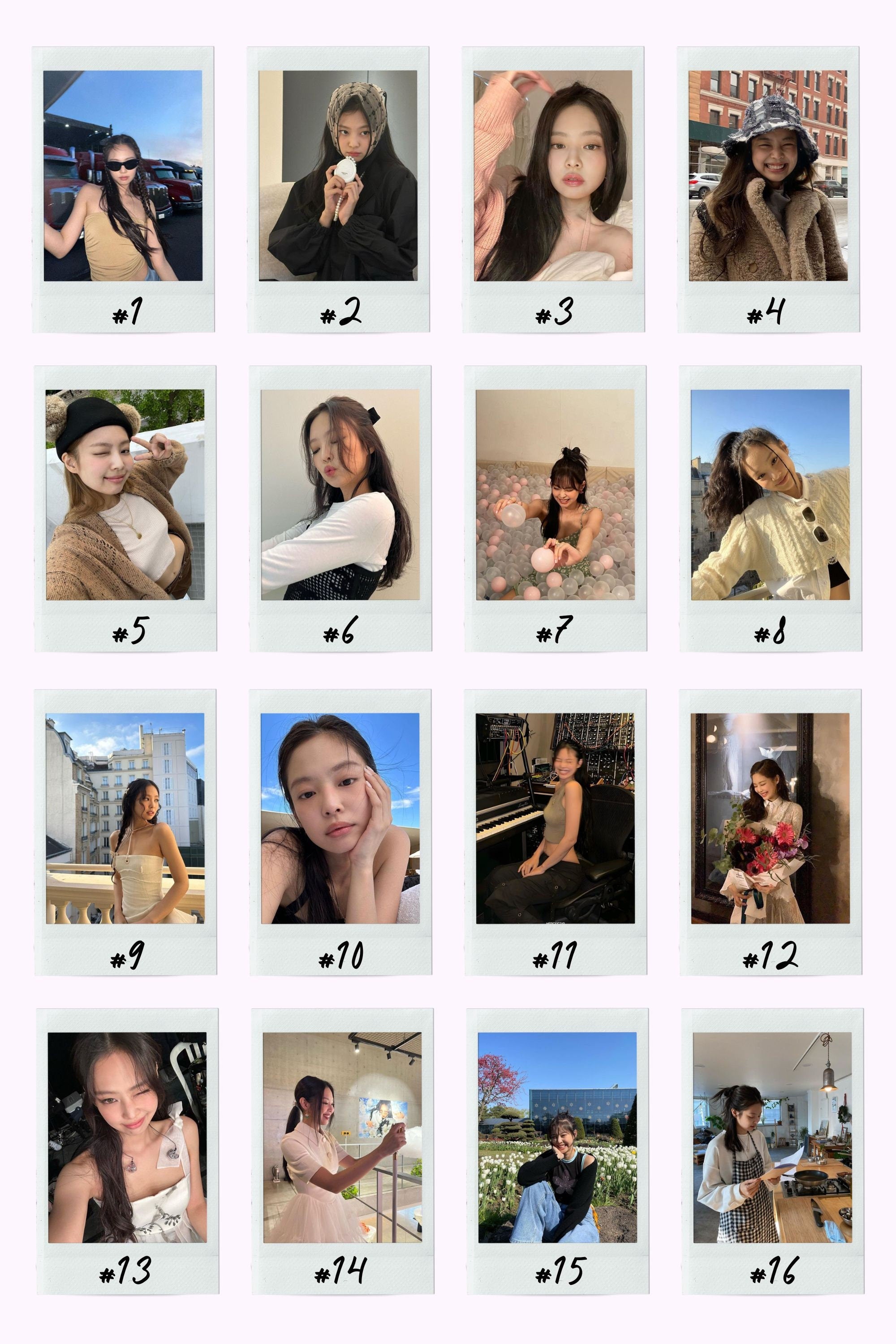 Blackpink Girlfriend Material Instant Photos