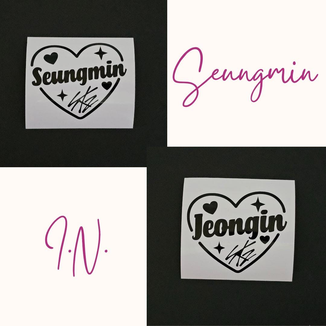 SKZ Heart Vinyl Decals