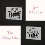 Stray Kids SKZOO Characters w/ Names Vinyl Decals