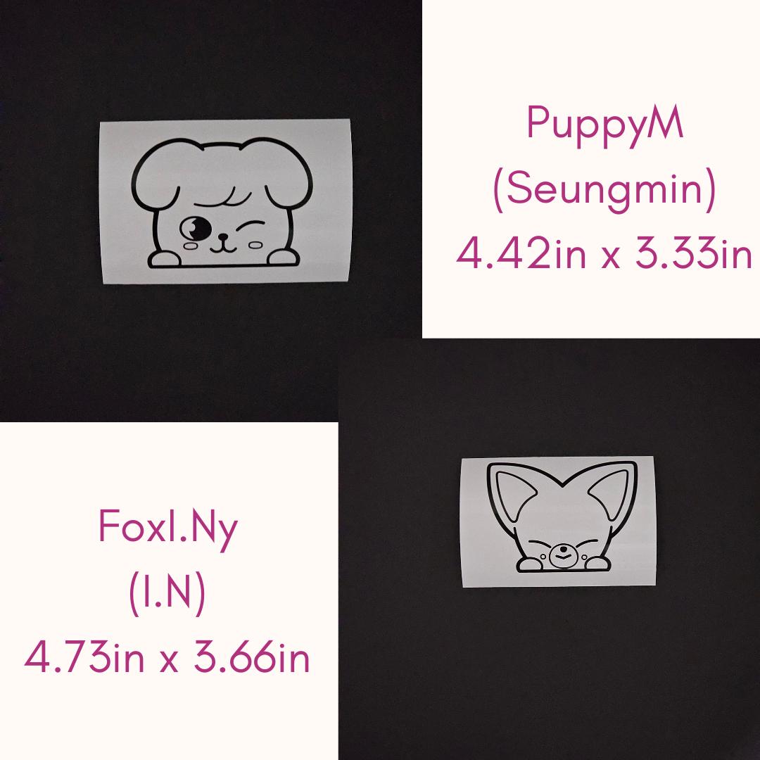 SKZOO Stray Kids Character Peeker Vinyl Decals