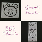 Seventeen Miniteen Character Vinyl Decals