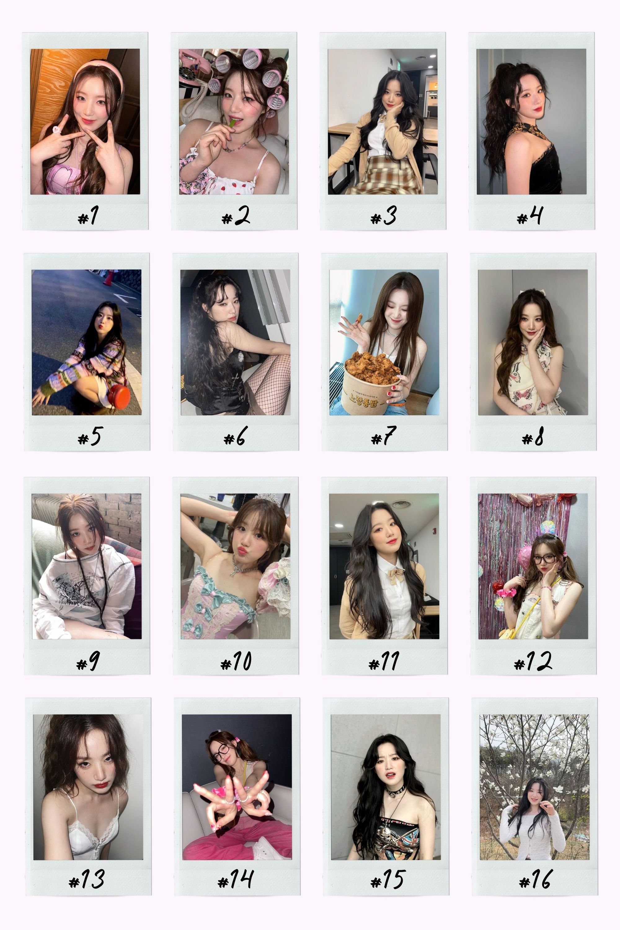 I-DLE Girlfriend Material Instant Photos