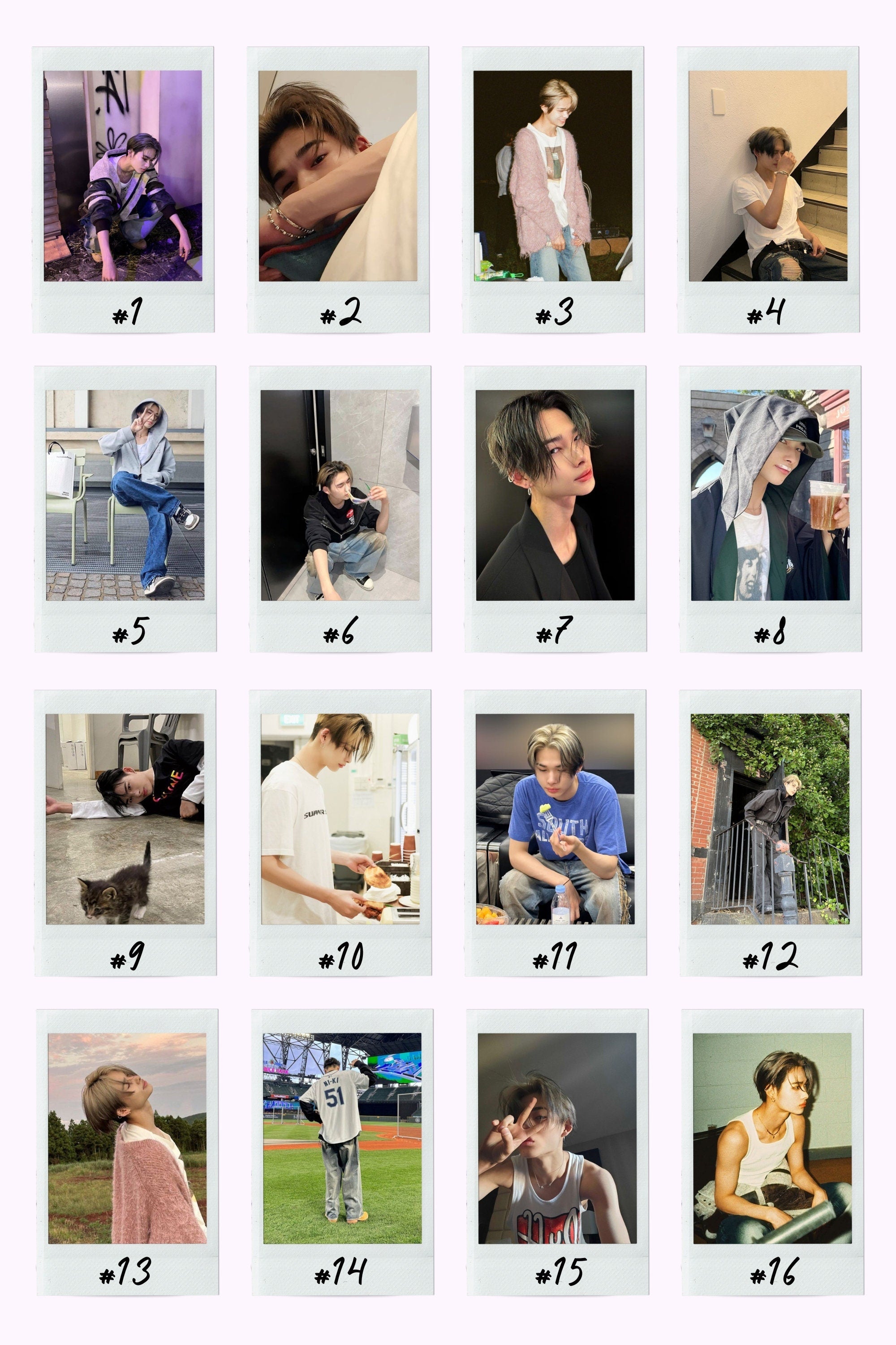 Enhypen Boyfriend Material Instant Photos