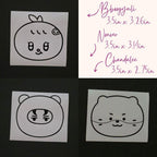Seventeen Miniteen Character Vinyl Decals