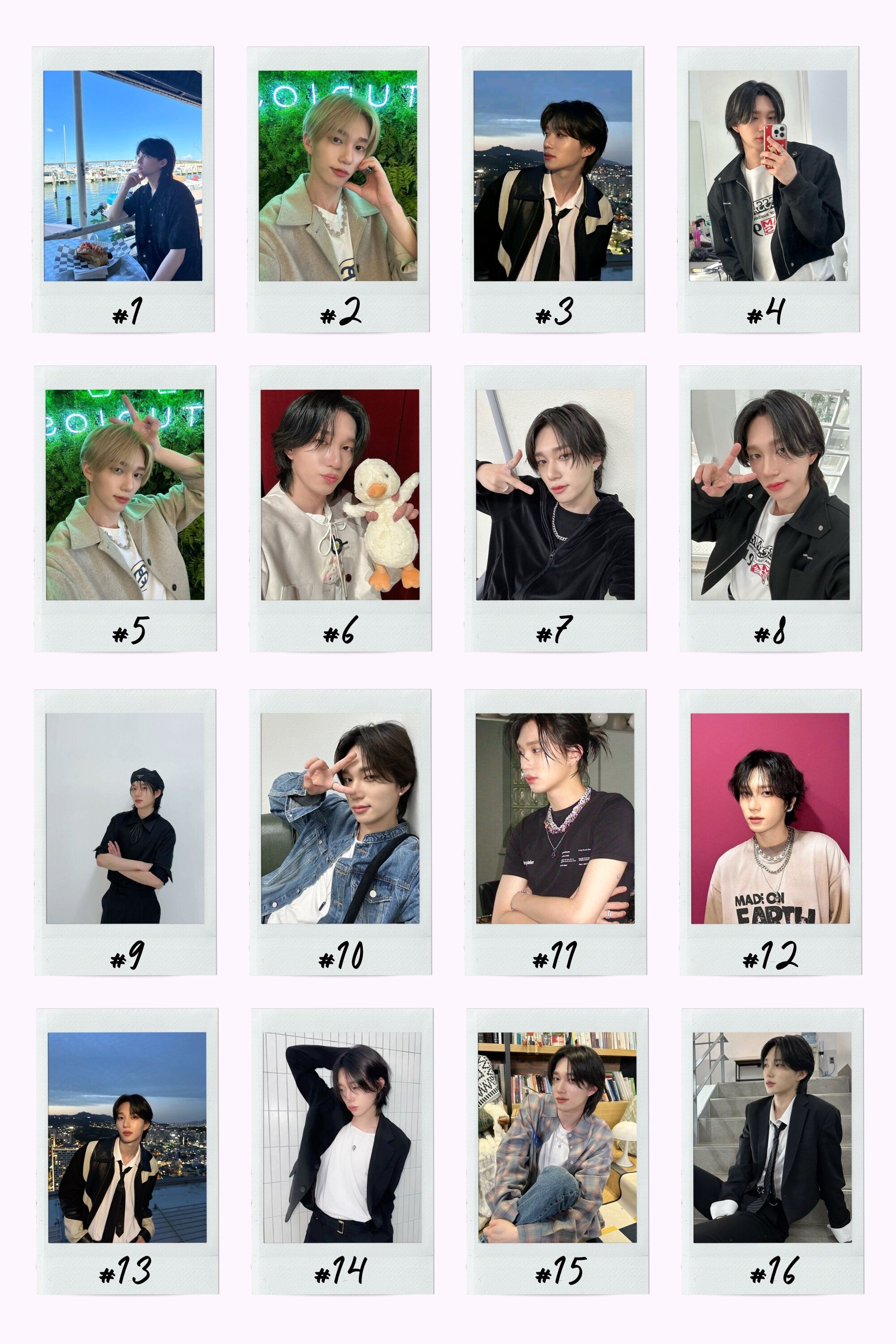 P1Harmony Boyfriend Material Instant Photos