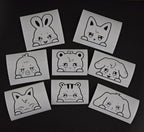 ATEEZ Aniteez Character Peeker Vinyl Decals
