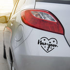 BTS Heart Vinyl Decals