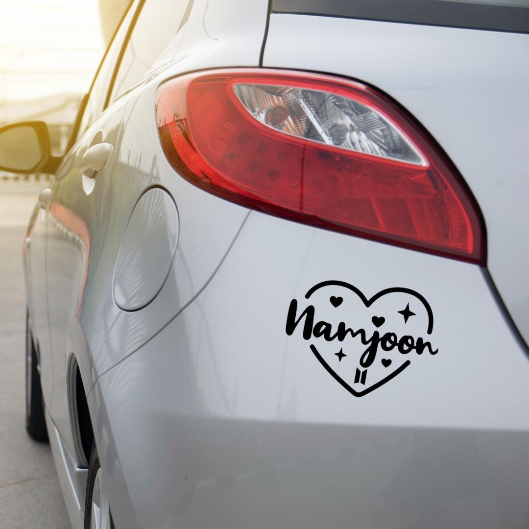 BTS Heart Vinyl Decals