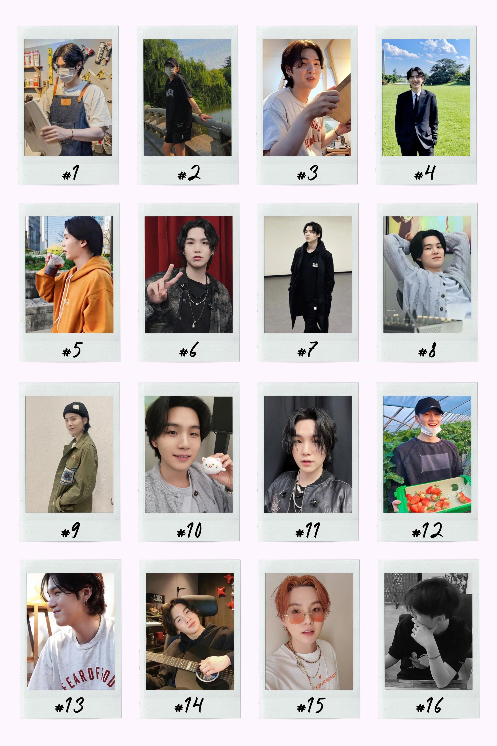 BTS Boyfriend Material Instant Photos