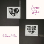 Stray/Stay Heart Vinyl Decal (19 Colors to Choose From!)