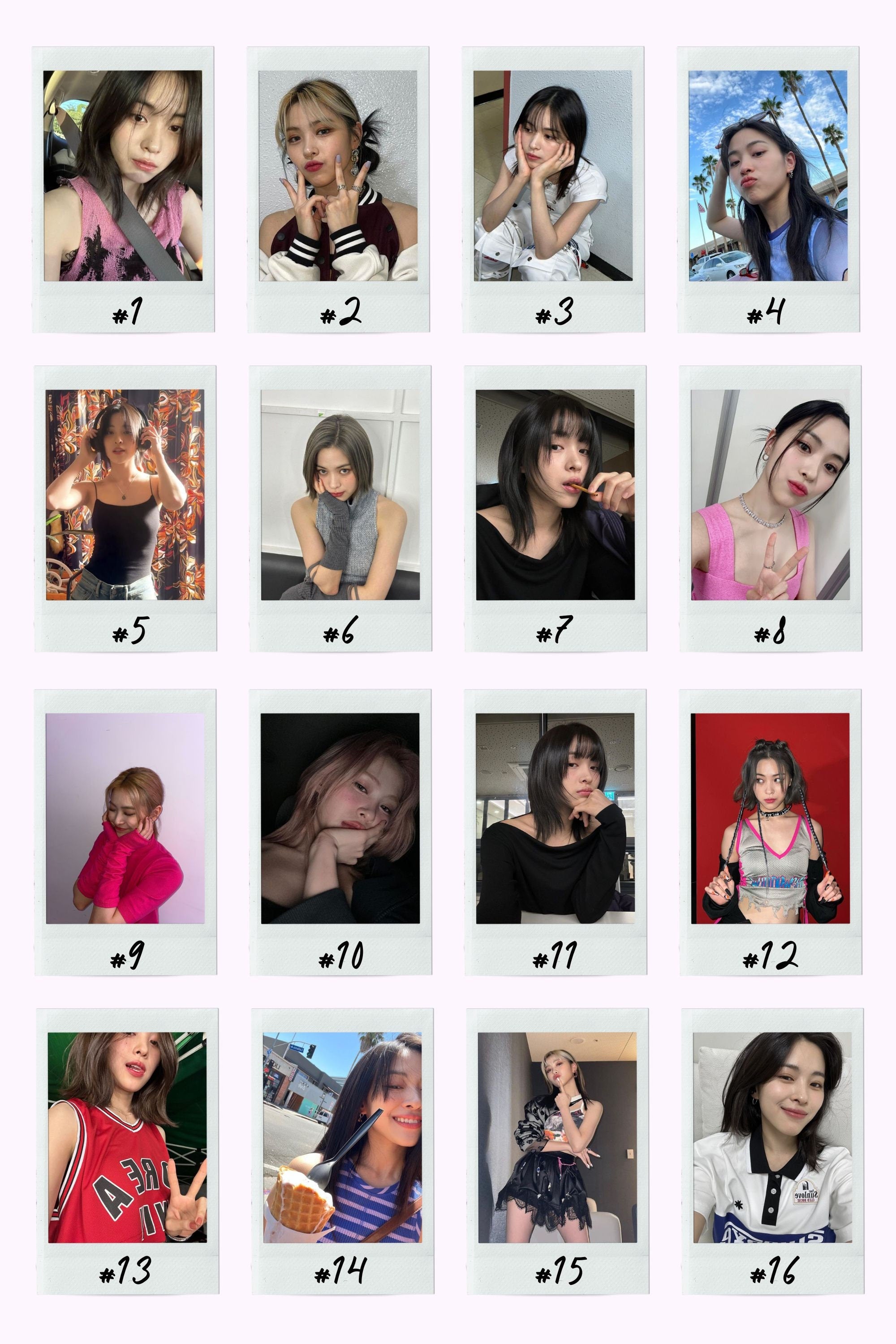 ITZY Girlfriend Material Instant Photos