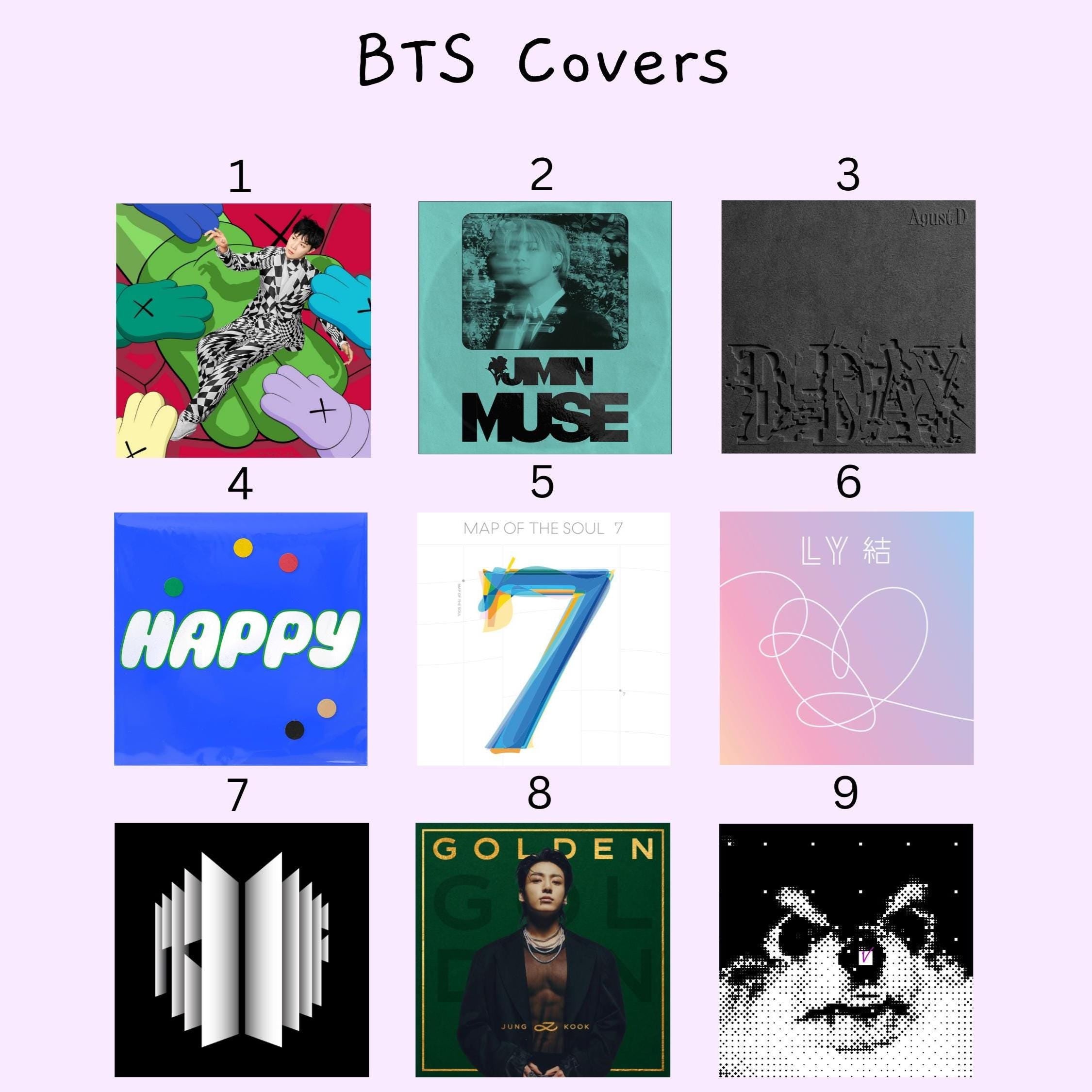 BTS Album Cover Keychains