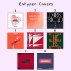 Enhypen Album Cover Keychains