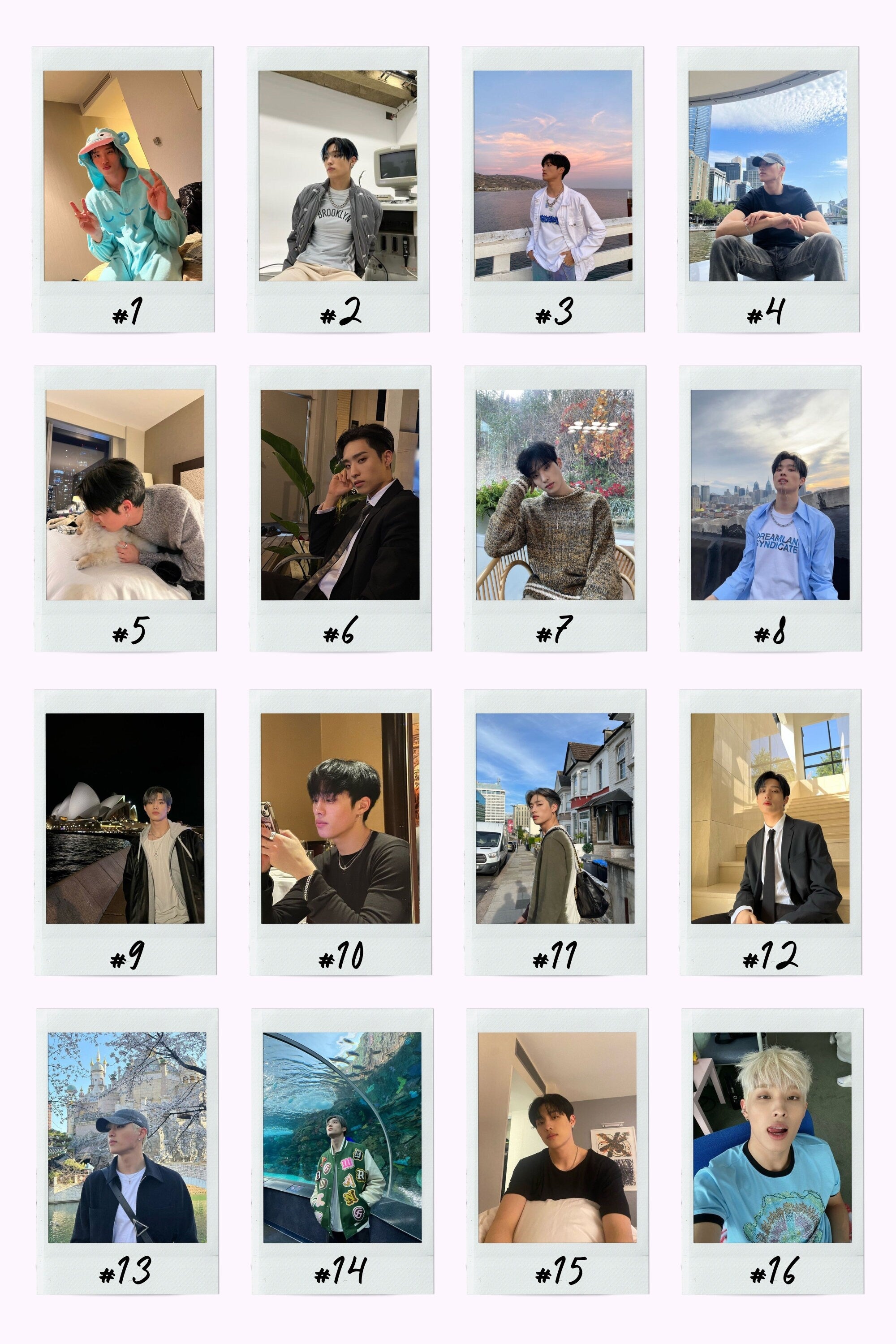 P1Harmony Boyfriend Material Instant Photos