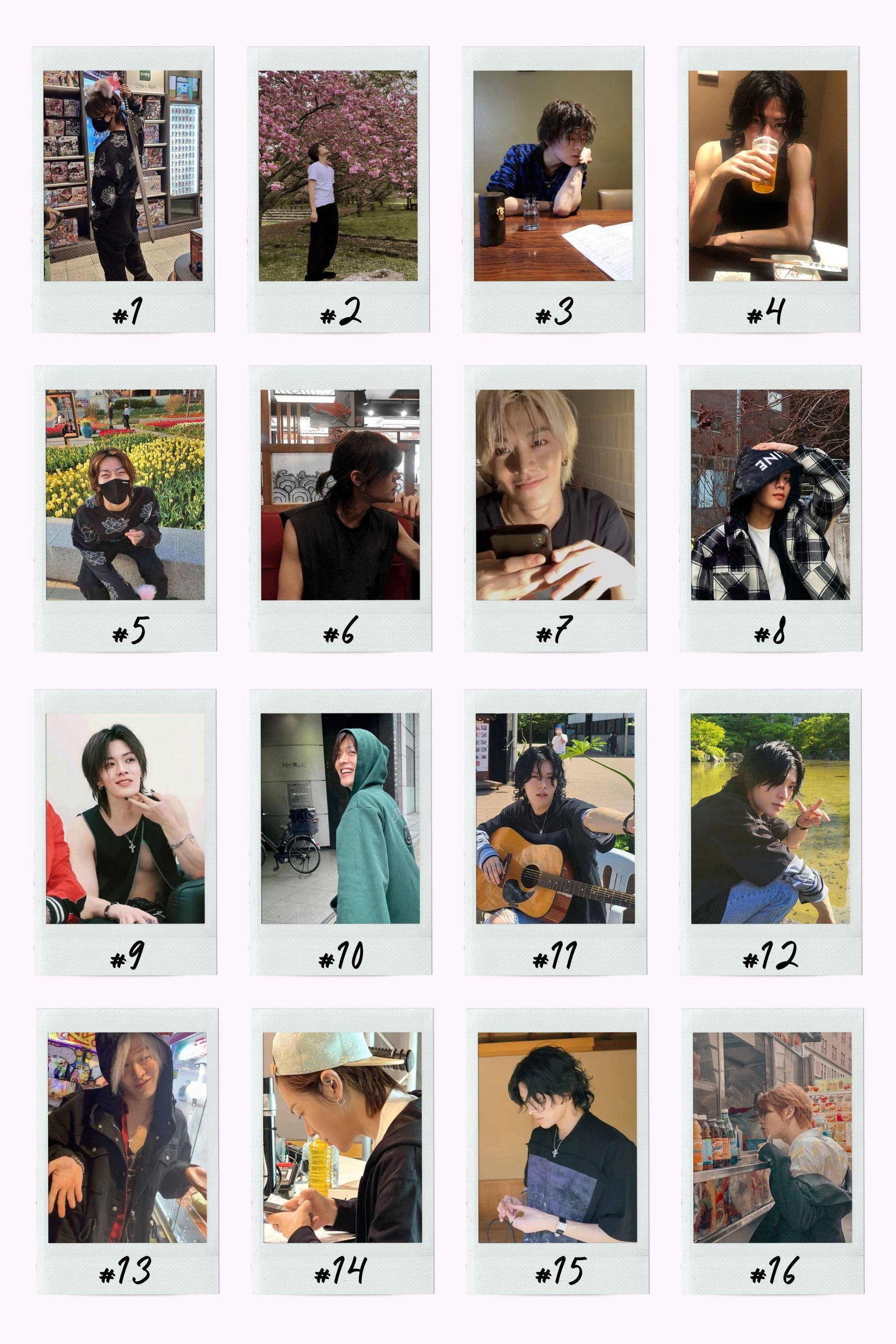 NCT 127 Boyfriend Material Instant Photos