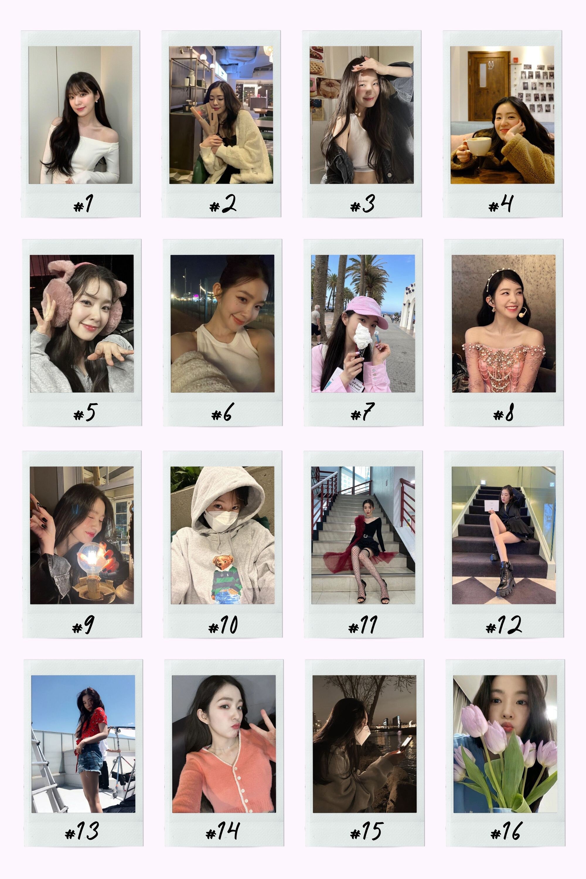 Red Velvet Girlfriend Material Instant Photos