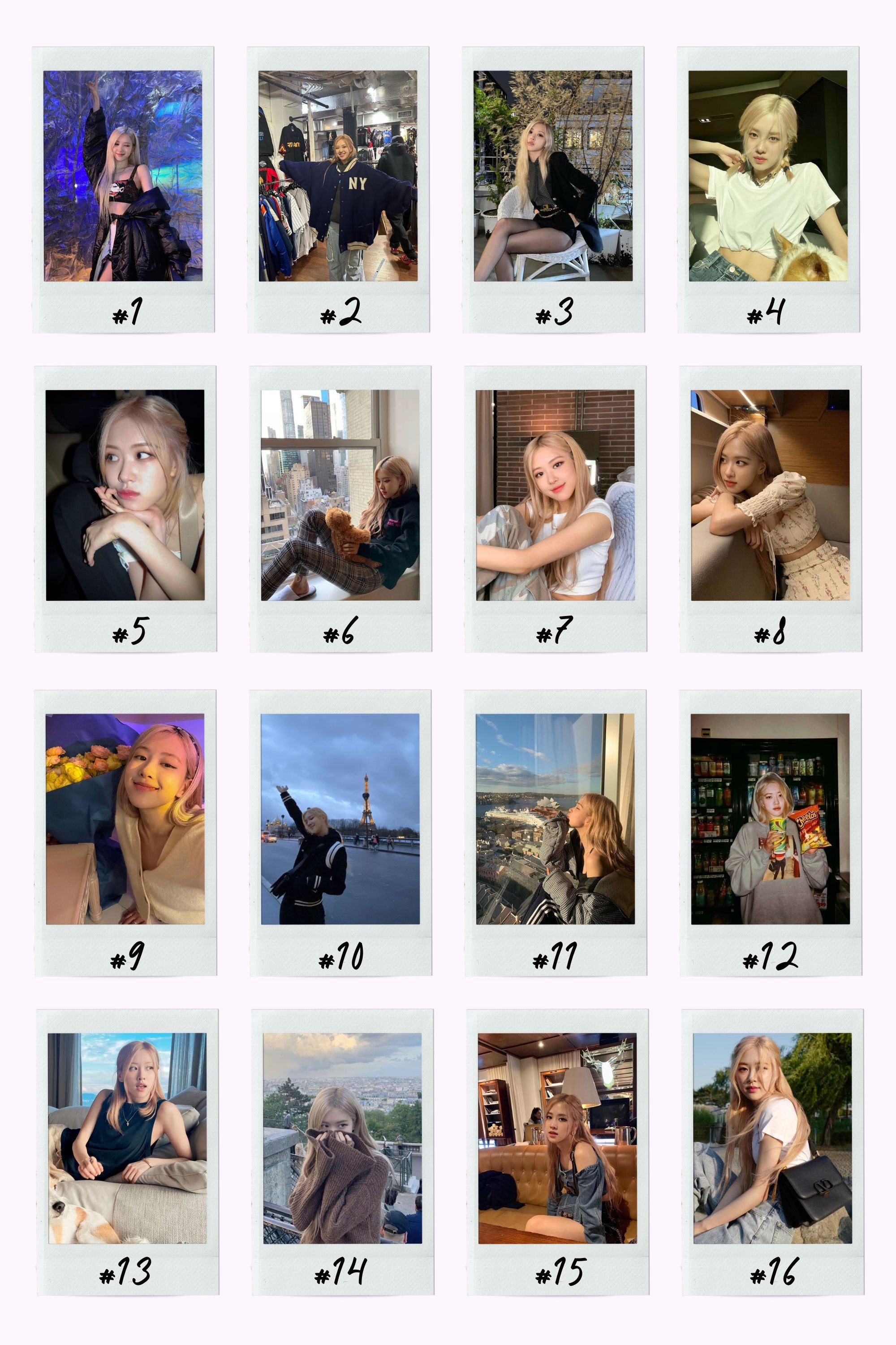Blackpink Girlfriend Material Instant Photos