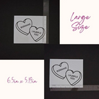 BTS Borahae Candy Hearts Vinyl Decal (19 Colors to Choose From!)