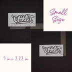 Seventeen Carat Vinyl Decal (19 Colors to Choose From!)
