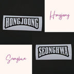 ATEEZ "Work" Style Name Vinyl Decals