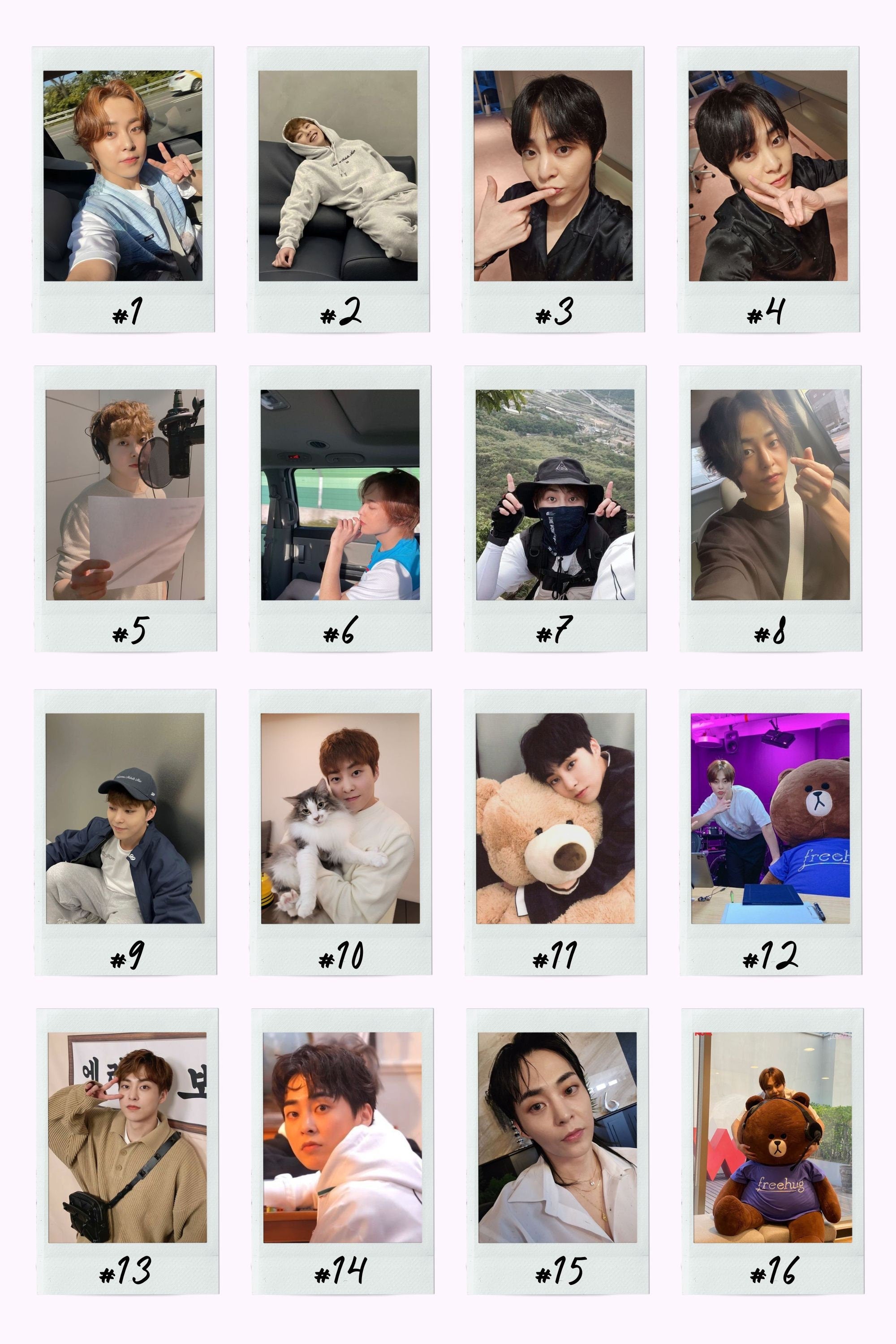 EXO Boyfriend Material Instant Photos