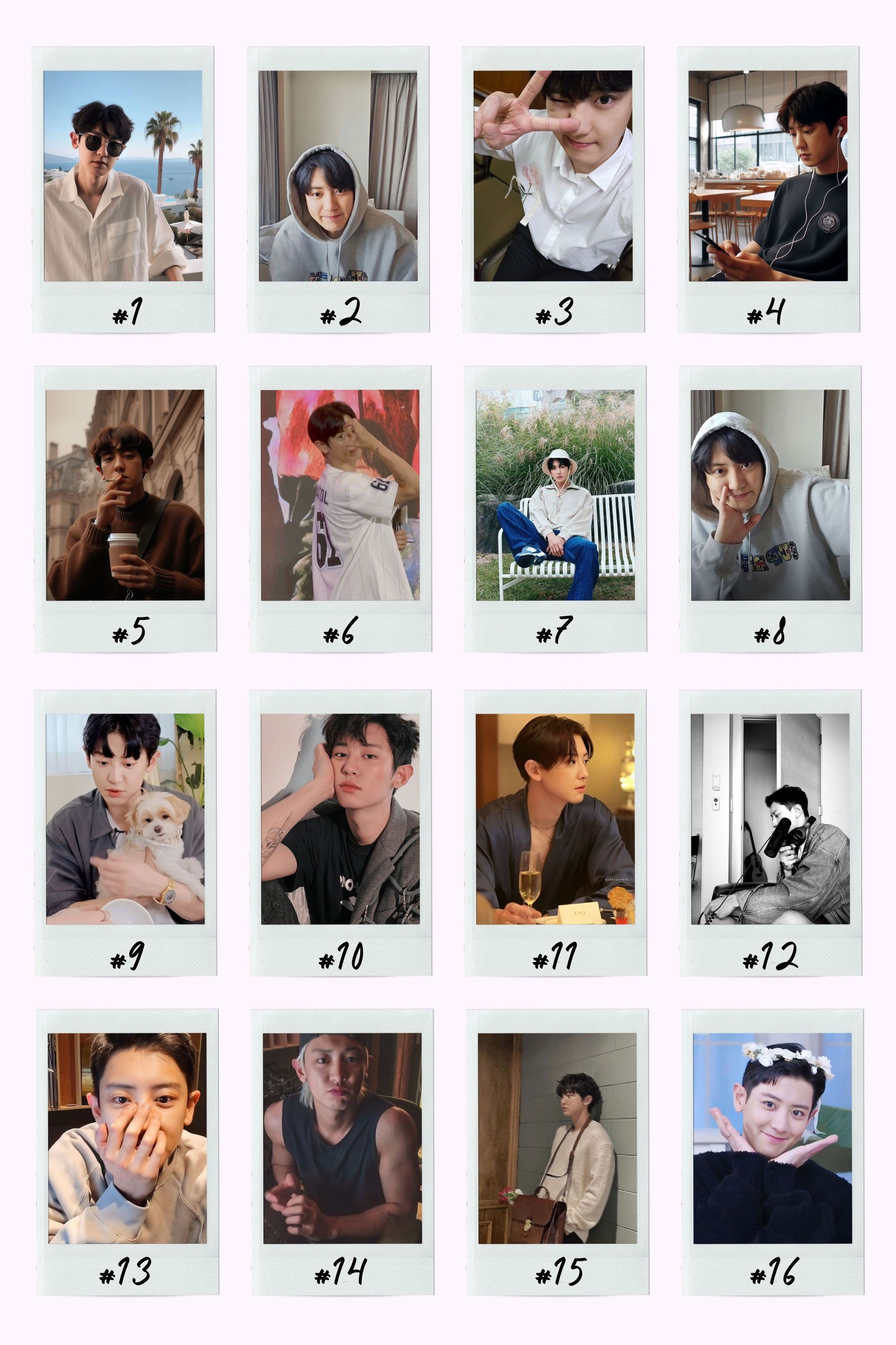 EXO Boyfriend Material Instant Photos