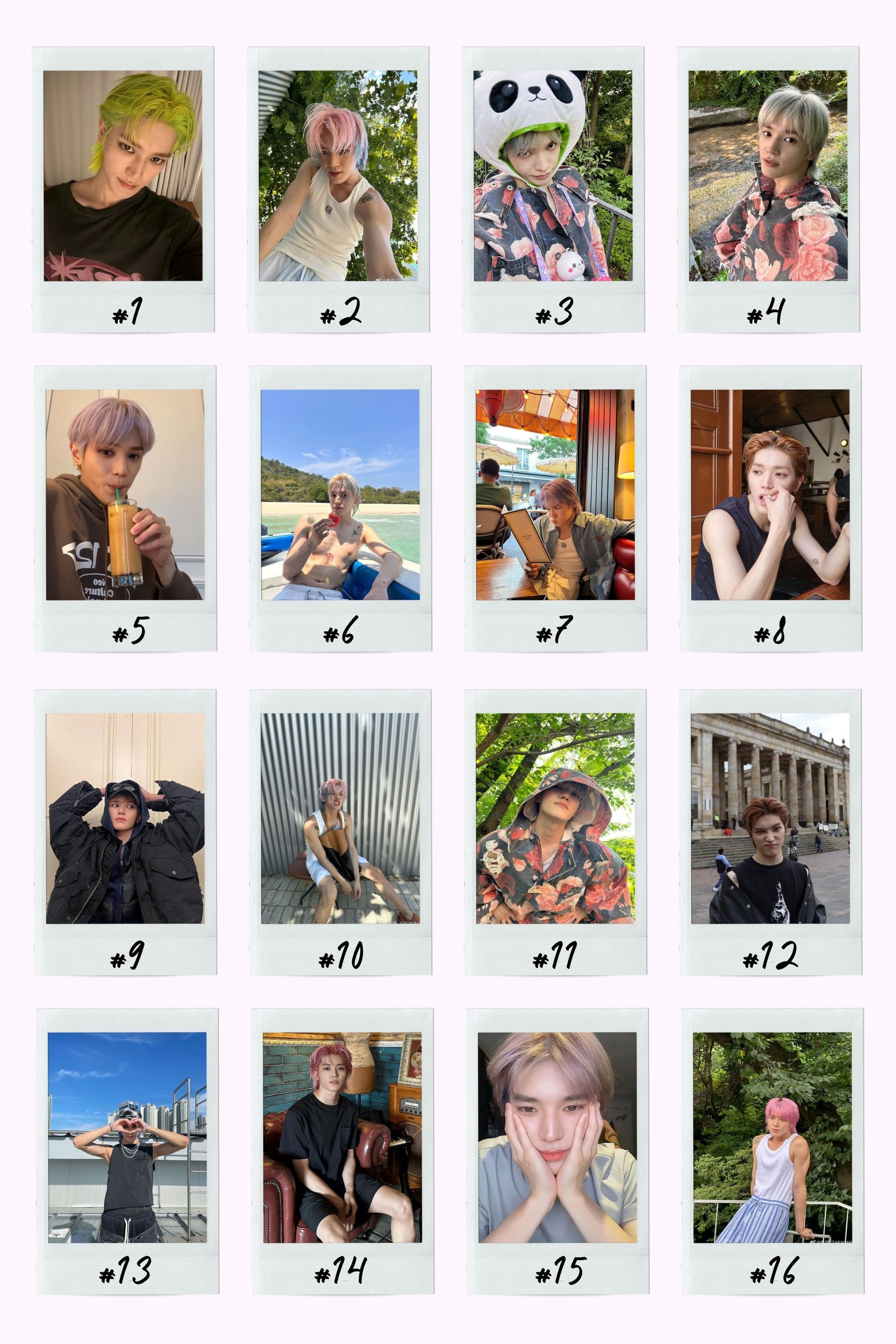 NCT 127 Boyfriend Material Instant Photos