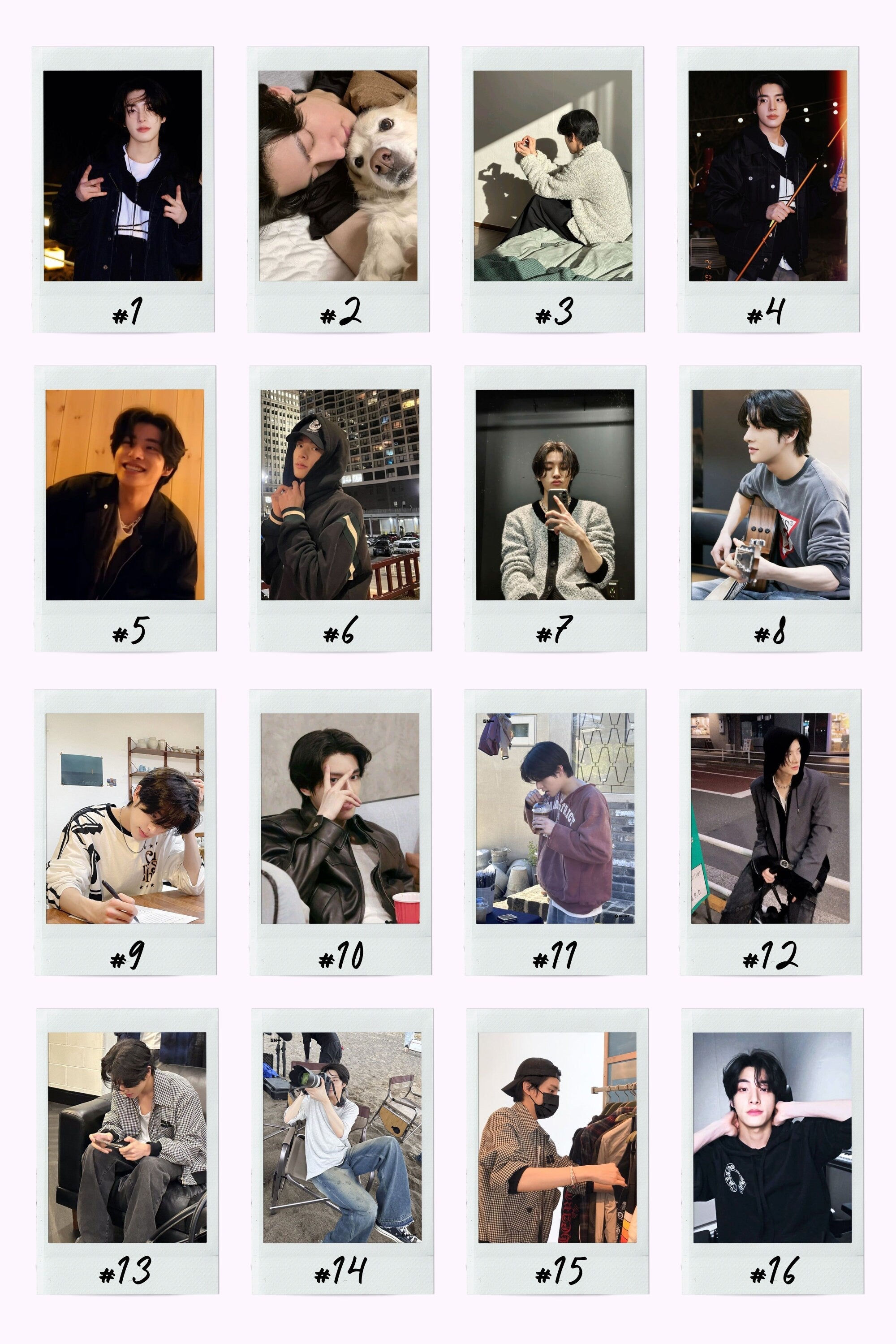 Enhypen Boyfriend Material Instant Photos