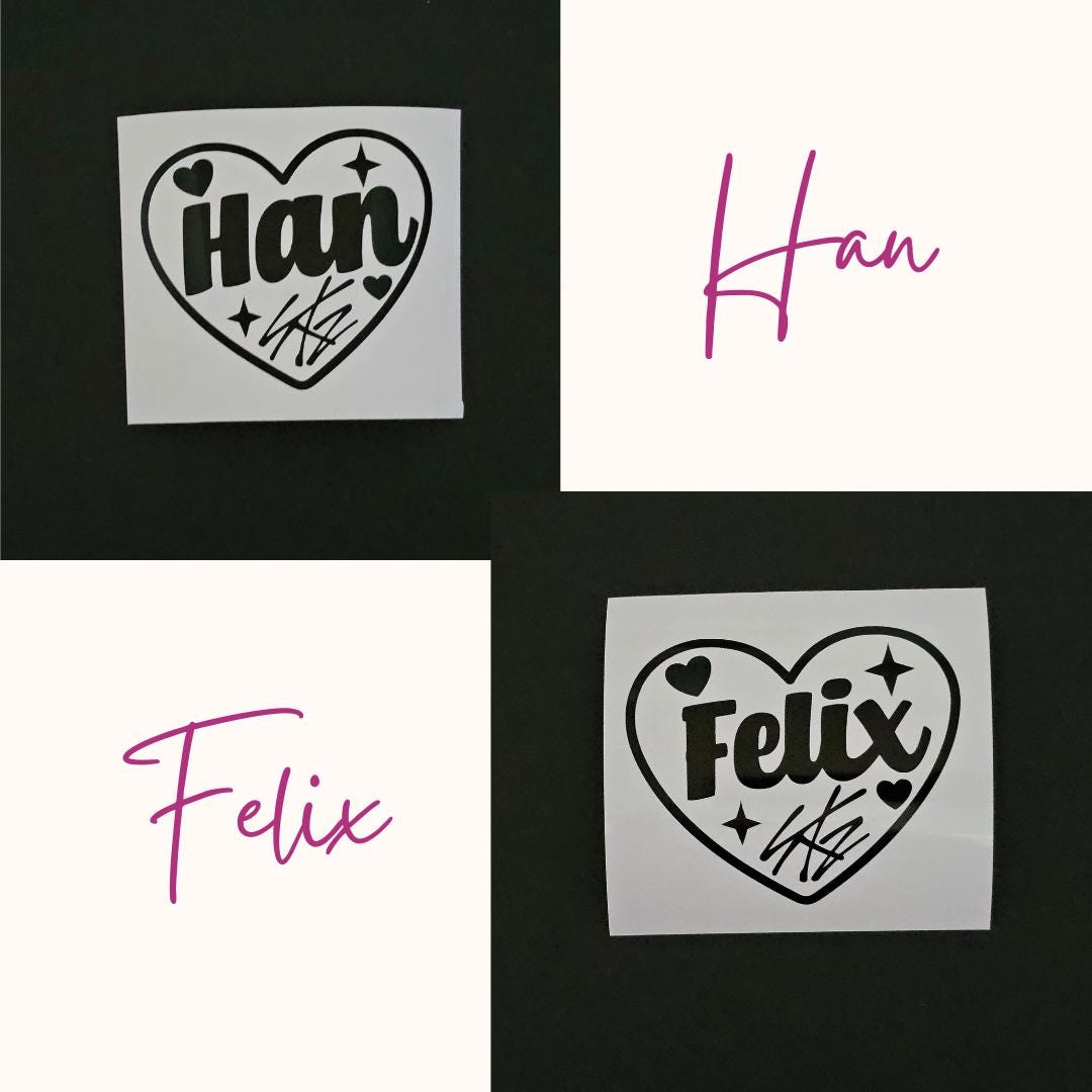 SKZ Heart Vinyl Decals