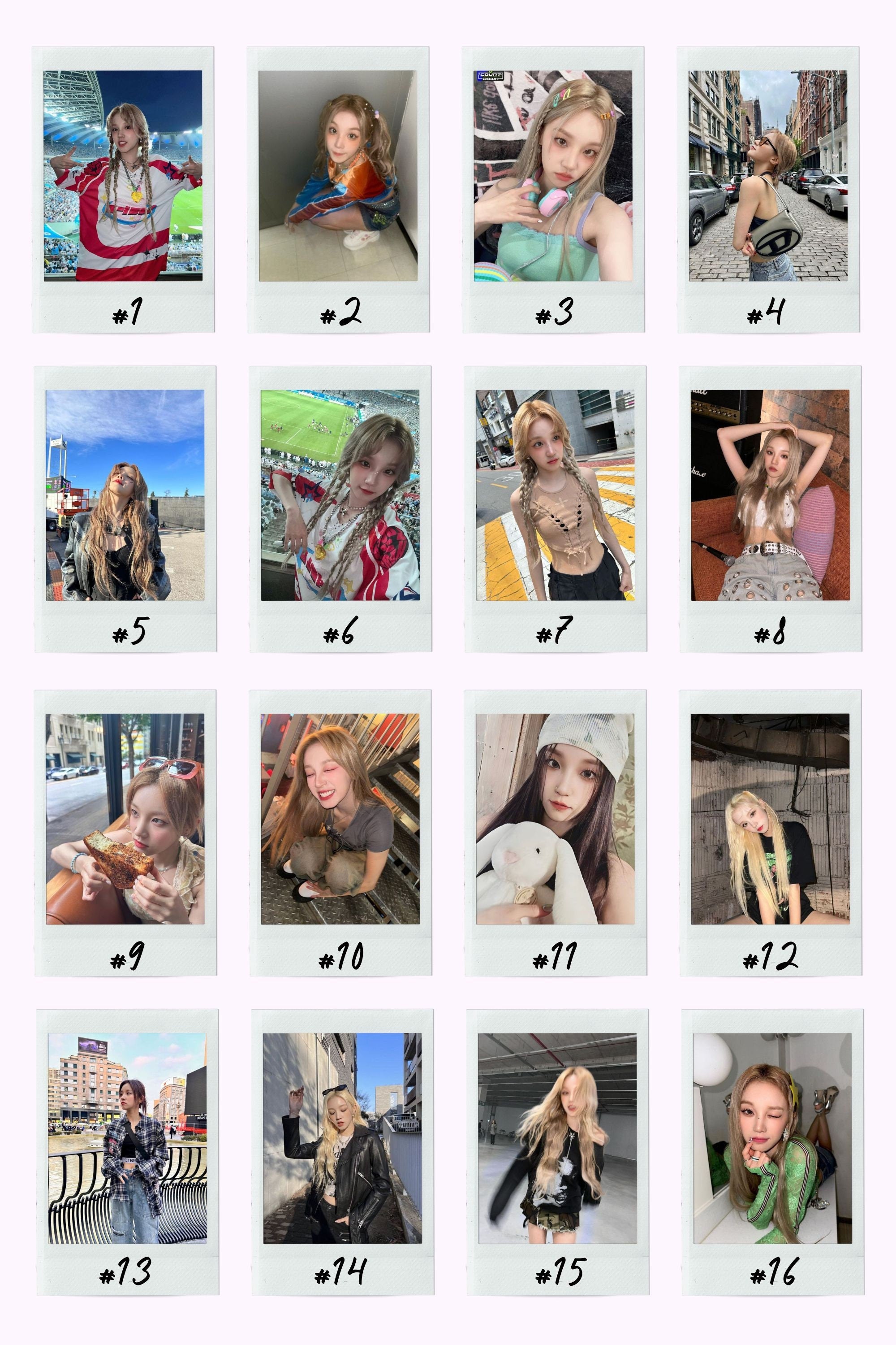 I-DLE Girlfriend Material Instant Photos