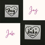 ENHYPEN Heart Vinyl Decals